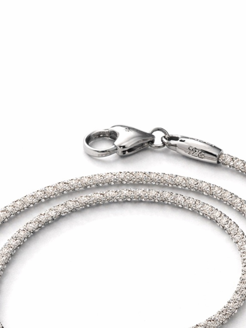 925 Italy IBB Sterling Silver Diamond Cut Sparkle Bracelet - Picture 7 of 7
